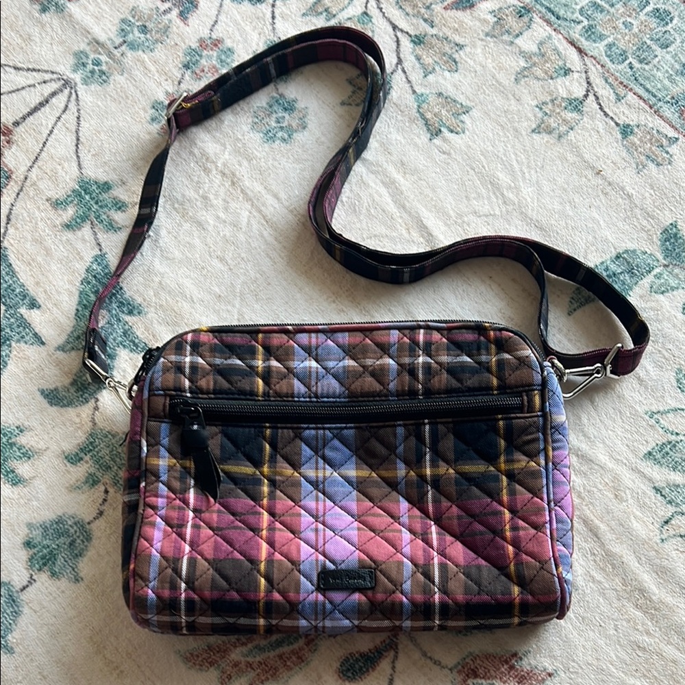 Vera Bradley Plaid Crossbody Bag - Multicolor